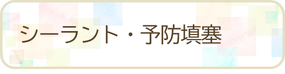 シーラント・予防填塞